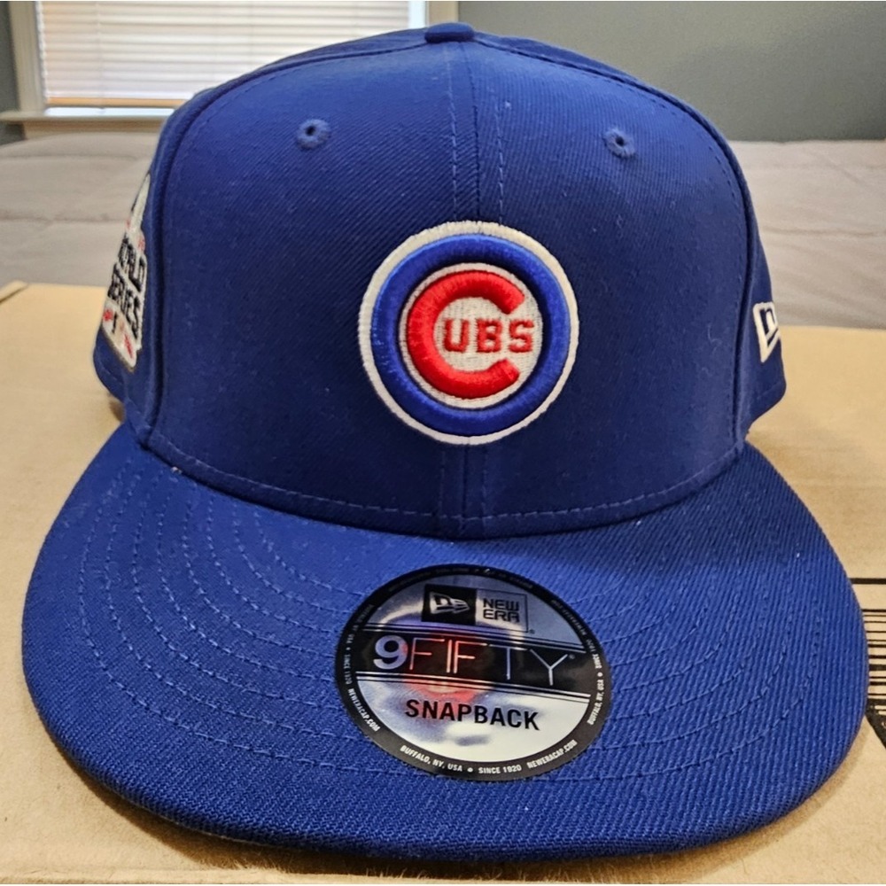 New Era® MLB Chicago Cubs 2016‎ World Series Side-Patch 9FORTY™ A-Frame Hat